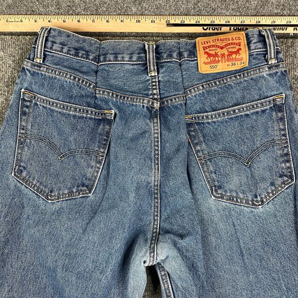 Levi’s Men's Jeans 550 Blue W32 L34 Classic Fit Rugged Workwear Cowboy - Picture 9 of 9